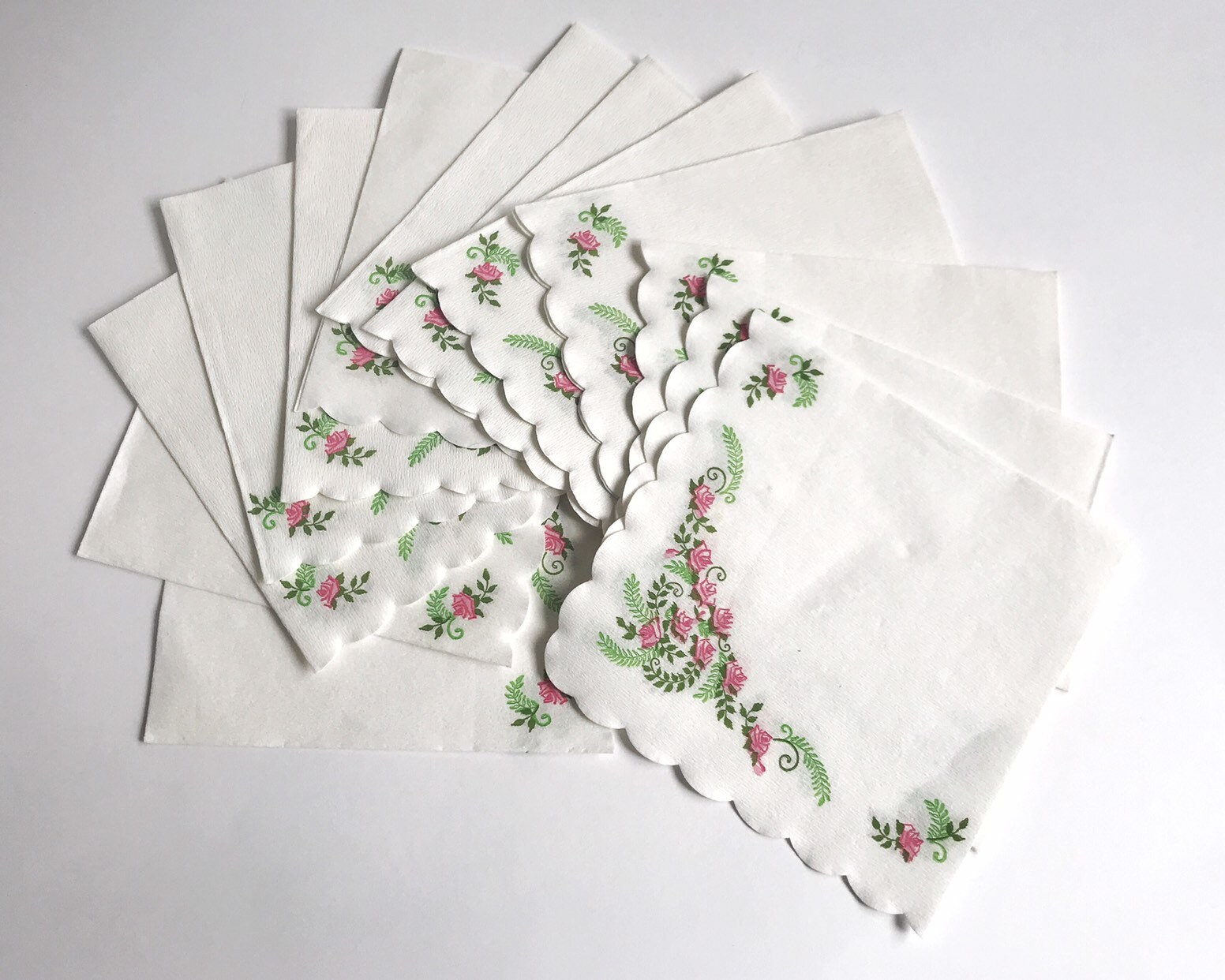 Vintage Cocktail Napkins Set of 16 Paper Beverage Napkins for Etsy