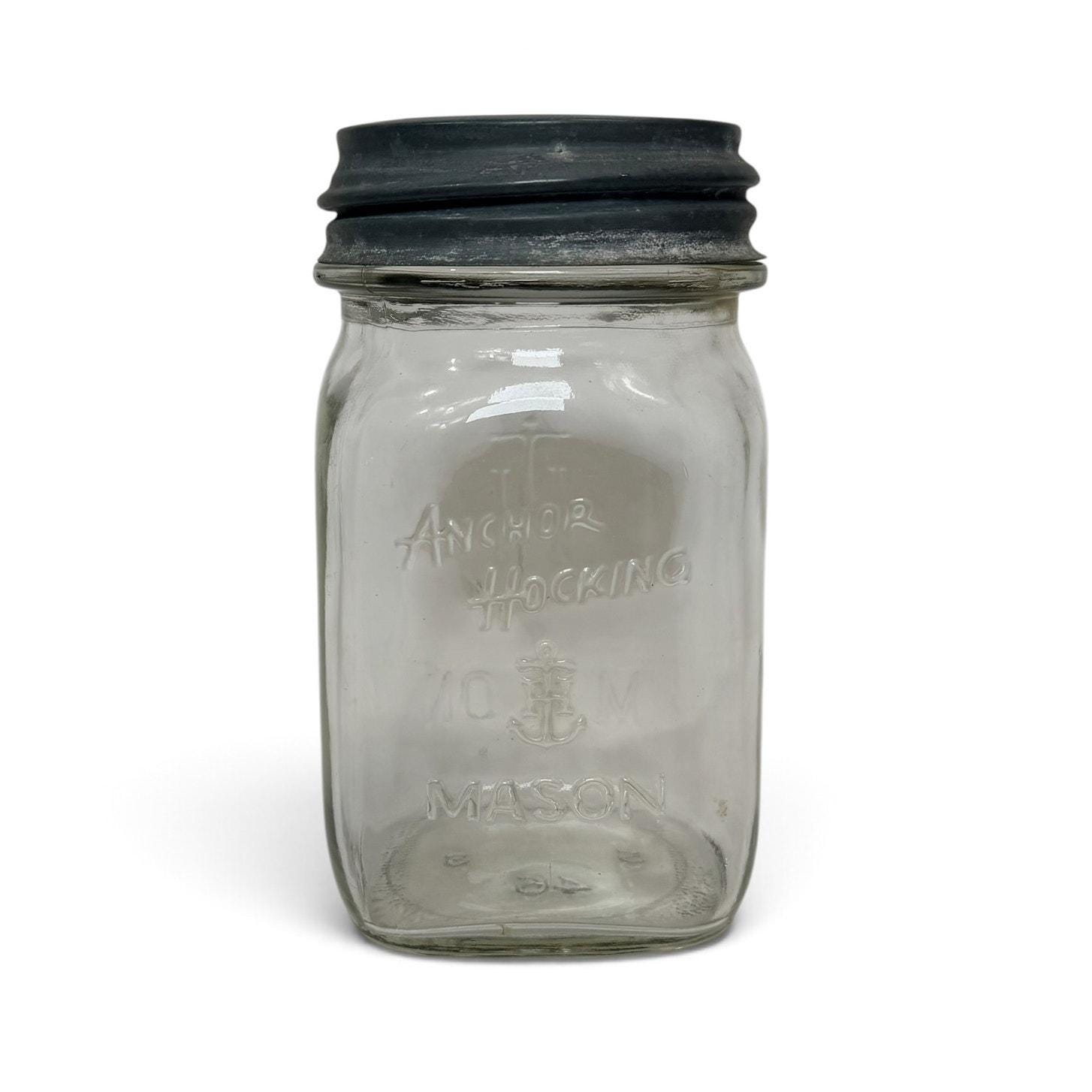 Anchor Hocking Vintage Canning Jar - Etsy
