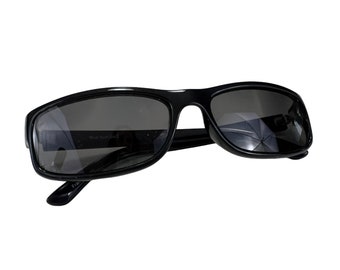 Retro Blue Surf SRO Sunglasses, Black Plastic Unisex Classic Style