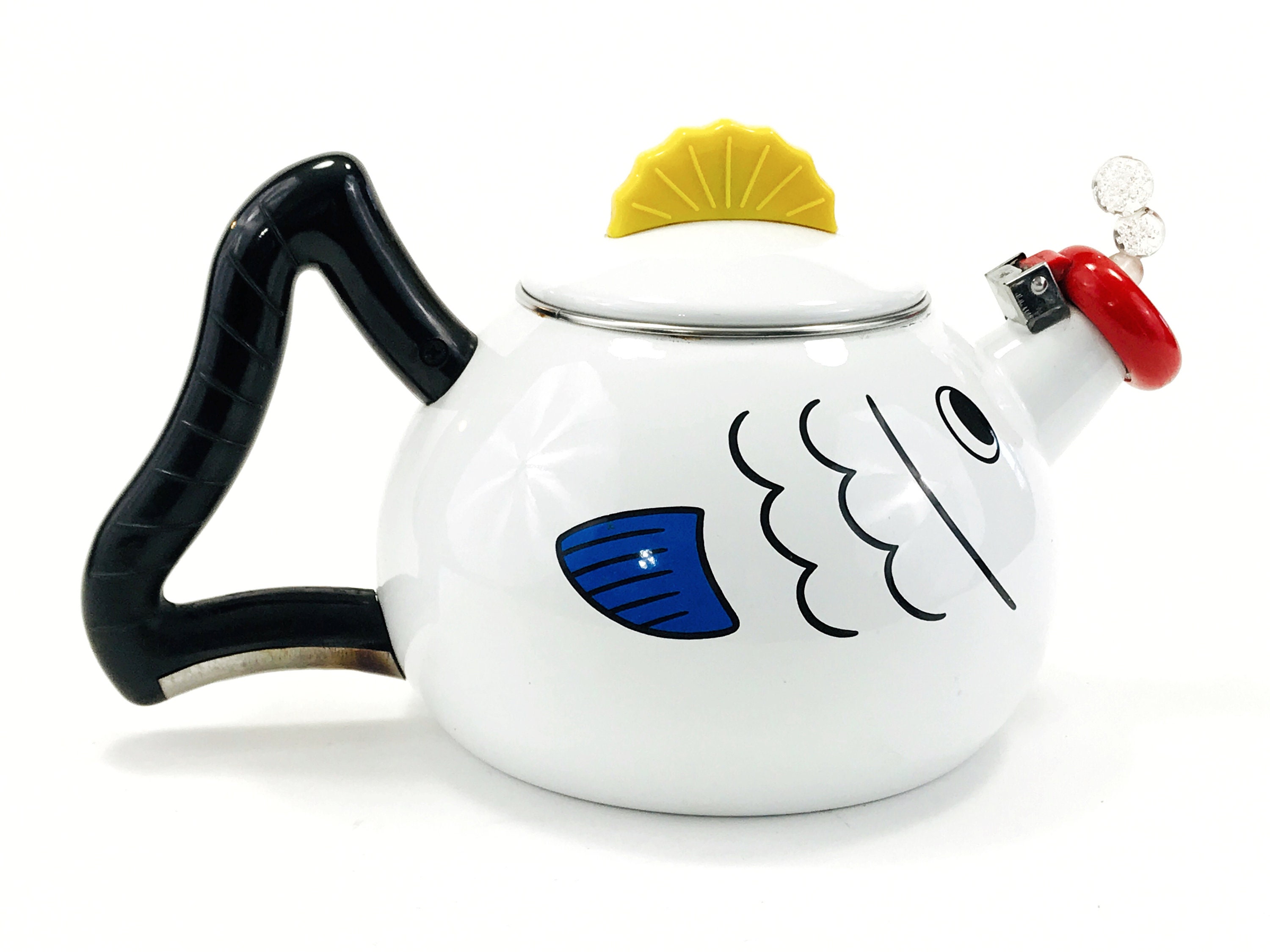 Vintage Kamenstein Tea Kettle, Fish Novelty Tea Kettle Vintage Kamenstein Tea Kettle, Fish Novelty Tea Kettle