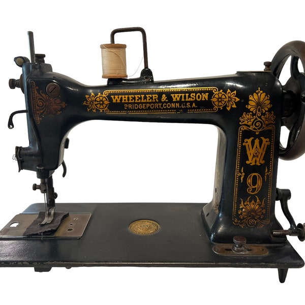 Wheeler Wilson Sewing Machine D9 Etsy