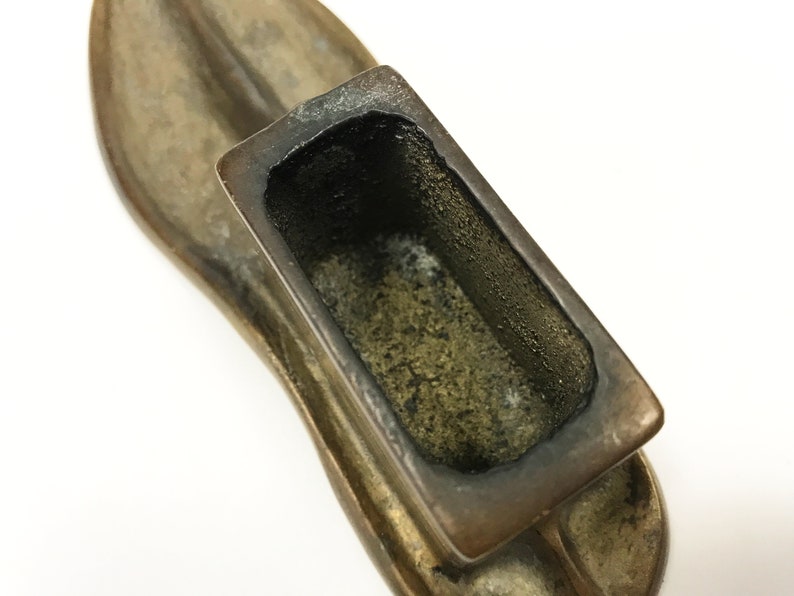 circa early 20th century Metal Cobbler/'s Mold Vintage Child/'s Shoe Last