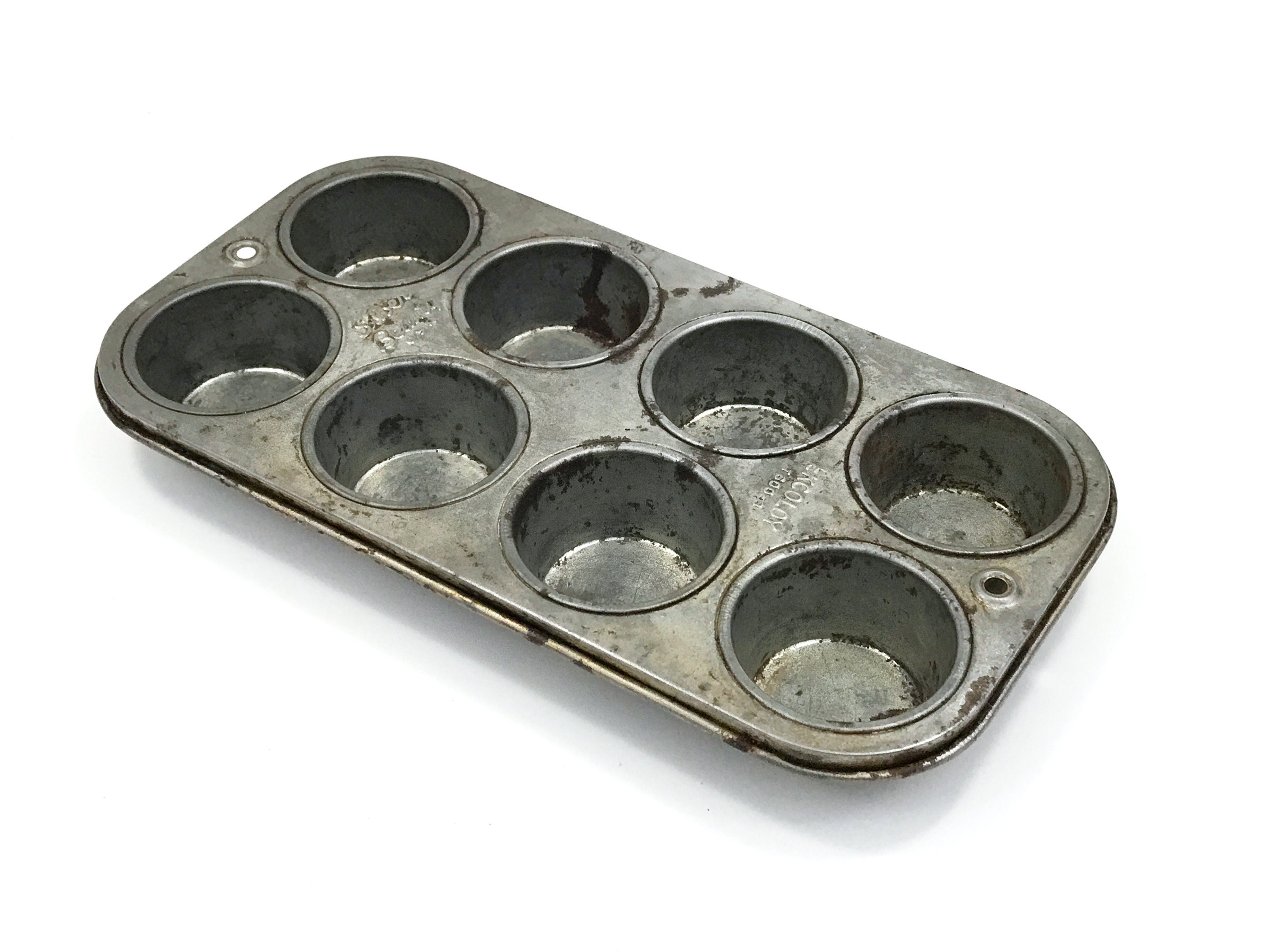 Stainless Steel Muffin Pan 6cup Cupcake Pan Tin For Baking Metal