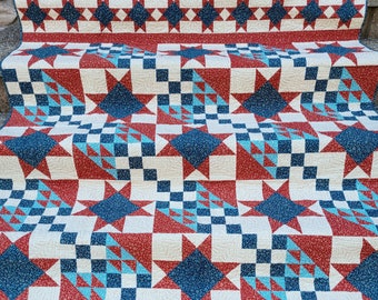 Remembered, Quilt of Valor, quilt pattern, freedom, patriotic, 4th of July, red white and blue, honor flight, military, tribute, veteran