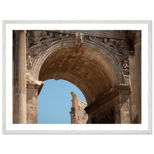 Arch of Septimius Severus – Rome Architecture Wall Art, Ancient Roman Forum Print, Classical History Photography, Italy Travel Poster