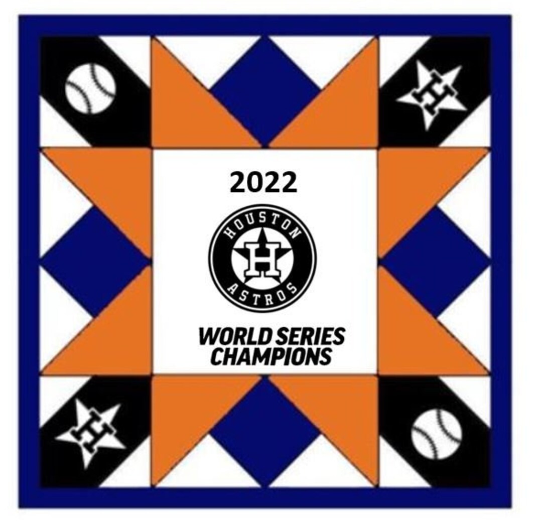 Houston Astros Barn Quilt Board 2x2 Etsy