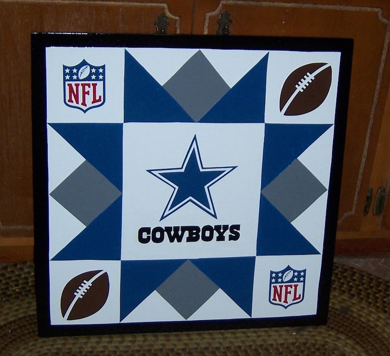 NFL Dallas Cowboys Barn Quilt Board 2x2 Etsy