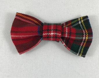 Royal Stewart Plaid Cat Bow Tie