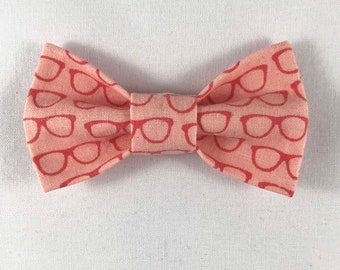 Hipster Glasses Cat Bow tie collar