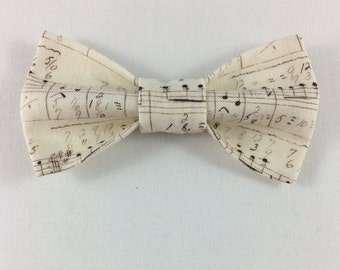 Sheet Music Cat Bow Tie