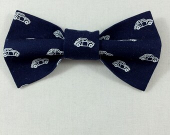 Navy Cars Cat Bow tie, Cat tie, Cat Bow tie collar