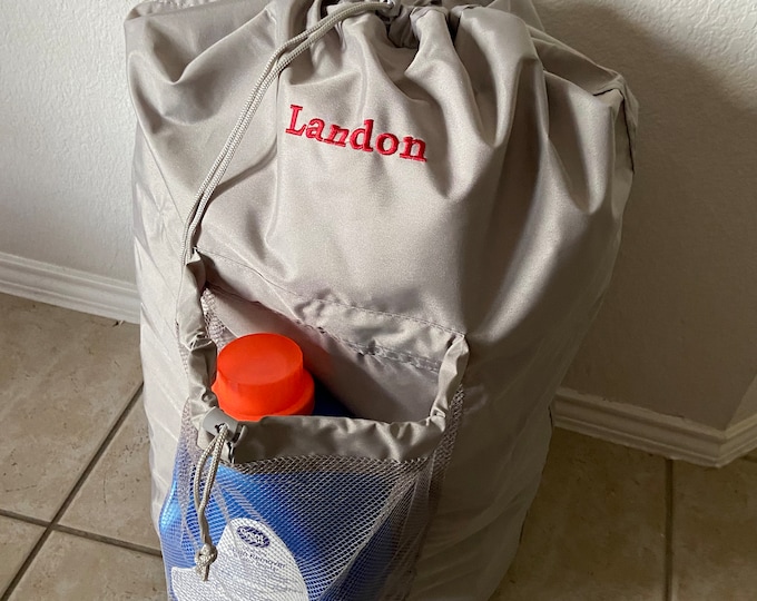 Laundry Bag Monogrammed ~FREE Shipping~, custom, personalized name, embroidered, graduation gift, Dorm and Summer Camp Essentials