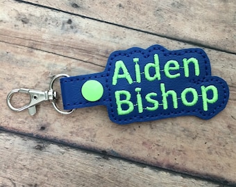 Two Line Name Tag for Backpack, Lunchbox, Luggage, Suitcase, Bag, Key Chain, Lanyard, ID, Zipper Pull, Snap Tab Active