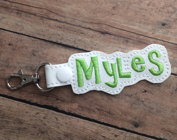 White Name Tag for Backpack
