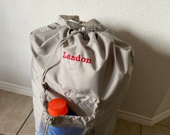 Laundry Bag Monogrammed ~FREE Shipping~, custom, personalized name, embroidered, graduation gift, Dorm and Summer Camp Essentials