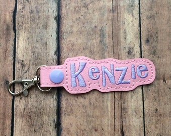 Light Pink Name Tag for Backpack