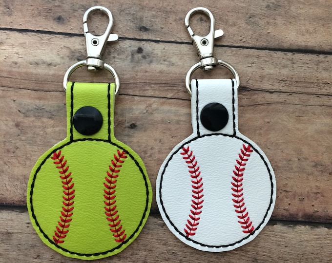 Baseball Softball Bag Tag - 2 Inches