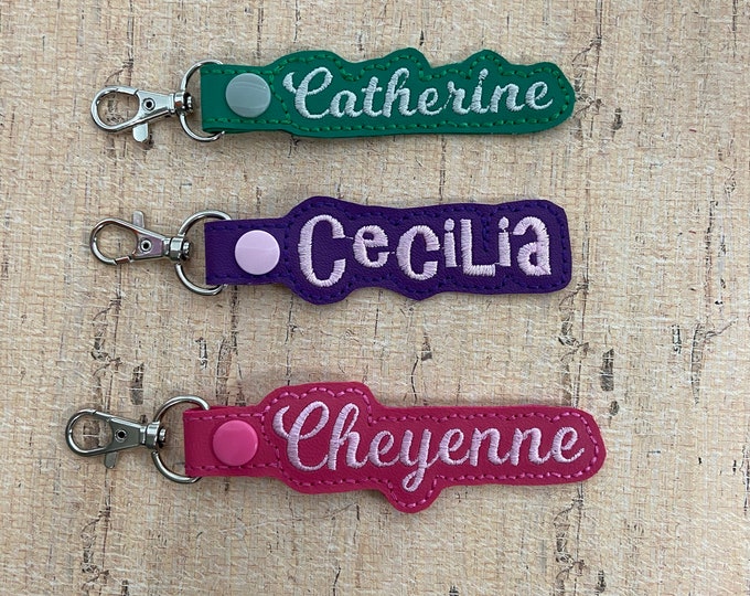 50% OFF SALE - "C" Names Bag Tag for Backpack Luggage - Ready Made - Ready to Ship