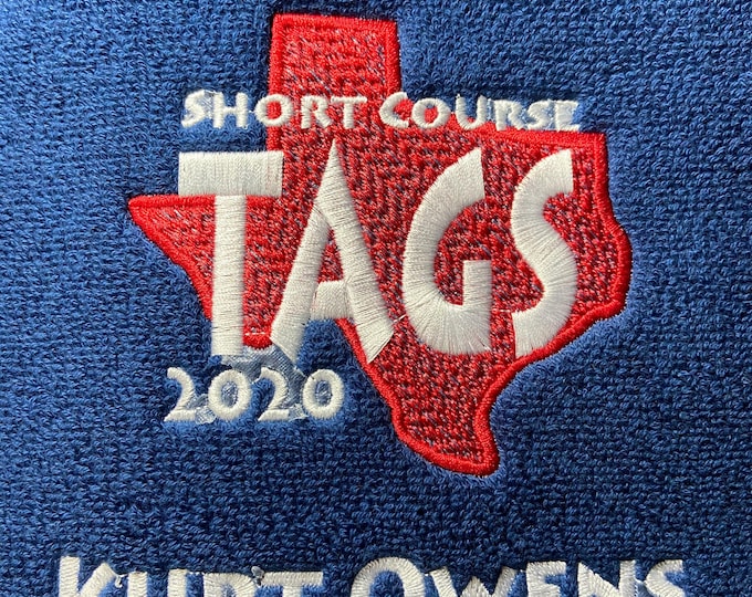 Custom Swim Team Towel: Personalized Embroidered Gift