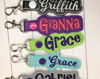 SAMPLE SALE - "G" Names Bag Tag for Backpack Luggage - Ready Made - Ready to Ship
