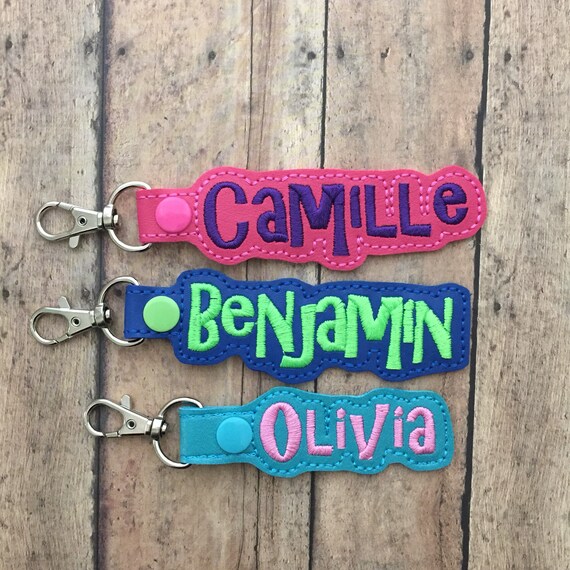 Name Tag for Backpack Personalized Luggage Tag Key Chain Etsy