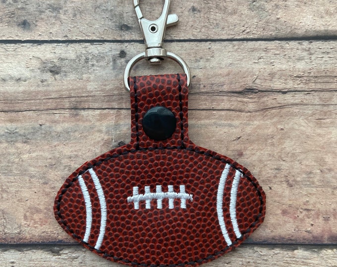 Football Bag Tag / Zipper Pull
