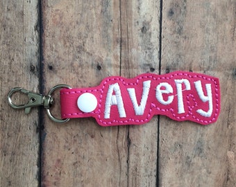 Name Tag in Berry Pink for Backpack, Key Chain, Luggage