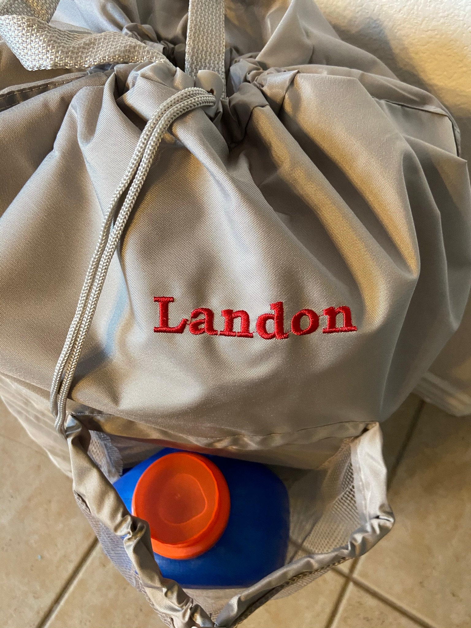 Canvas Laundry Bag Monogrammed Canvas Laundry Bag Graduation 