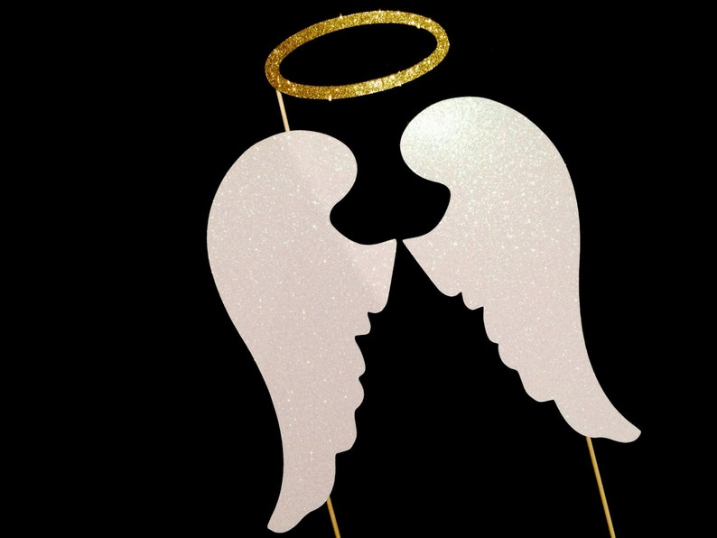 Photo Booth Props Angel Wings and Halo Set of 3 Extra Large Props You