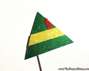 Christmas Photo Booth Props - GLITTER Elf Hat - Photobooth Props