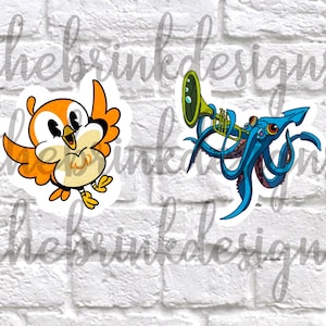 Mickey & Minnies Runaway Railway Character *Waterproof* Stickers