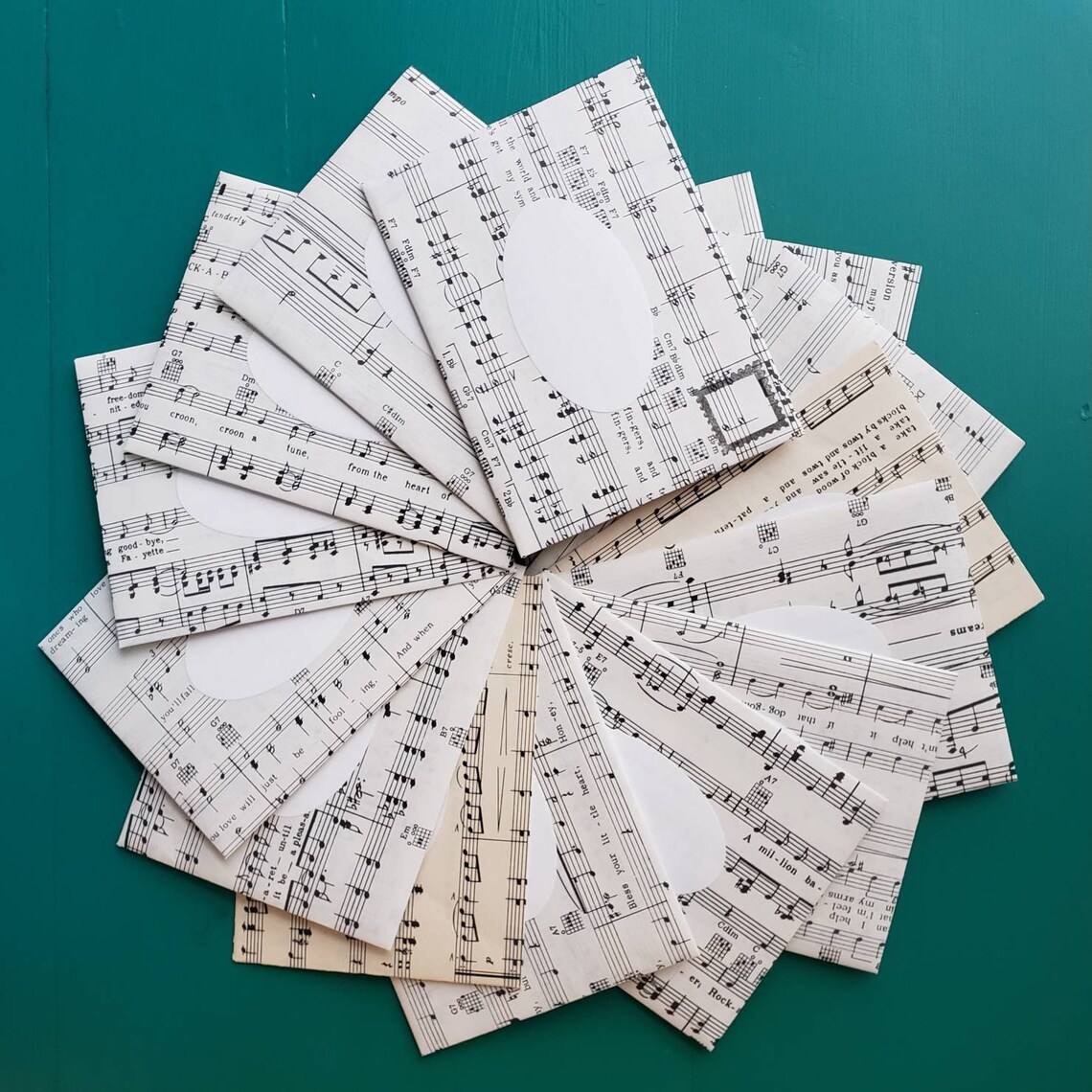 Handmade Sheet Music Envelopes 4x5.5 Labeled W/blank Etsy