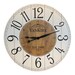 The Allyssa Farmhouse Clock - Arabic Numbers - Rustic Wall Clock - Wooden Wall Clock - Handcrafted Clock - Distressed Clock - Custom Clock 