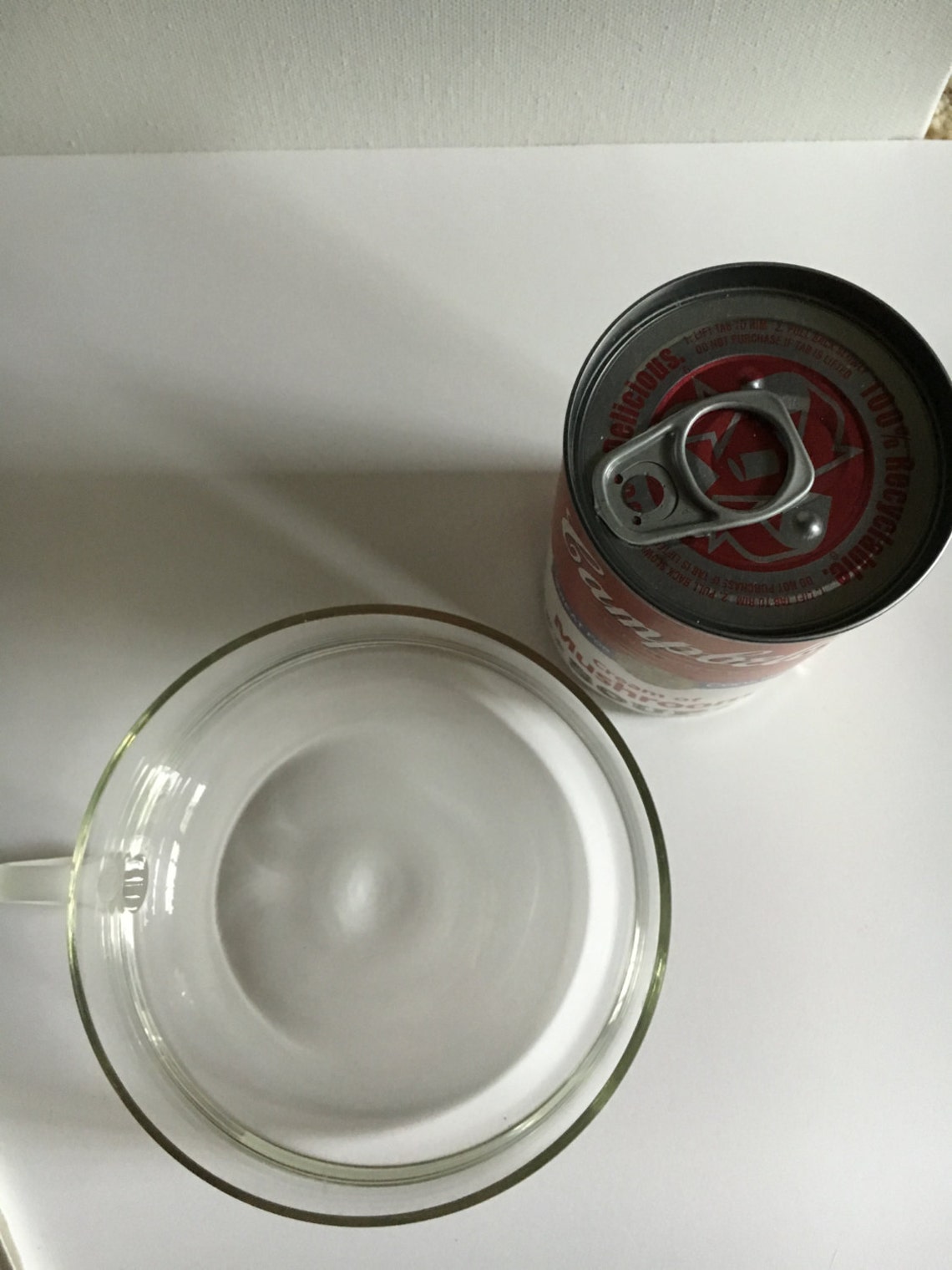 Vintage 8 Clear Glass Soup Bowls with Frosted Handle Large Etsy