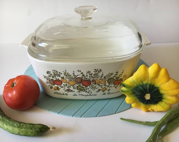 Vintage Corning Ware Baking Dish Large 5 Quart Corningware Etsy