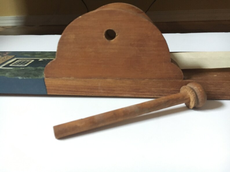 Vintage Wall Hanging Kitchen Note Holder Wood List holder Etsy