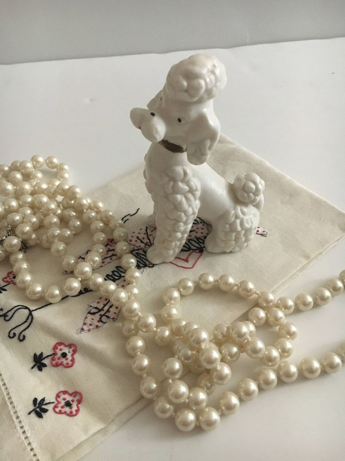 Vintage Poodle Figurine Inarco Poodle Inarco Original Number Etsy