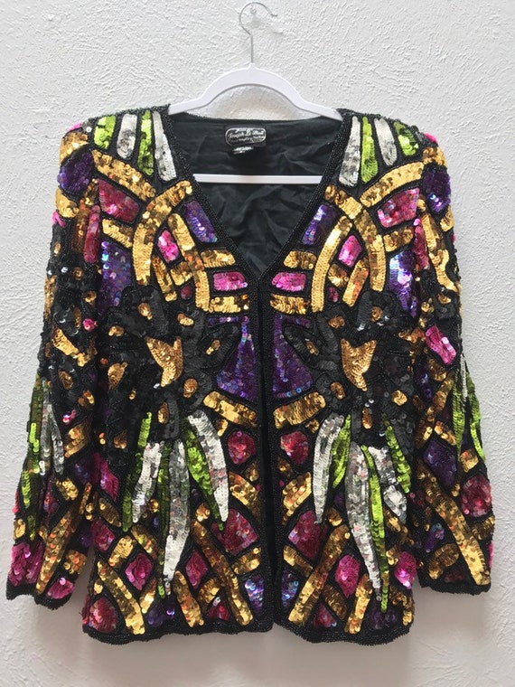 Small Gorgeous sequin jacket - image 9