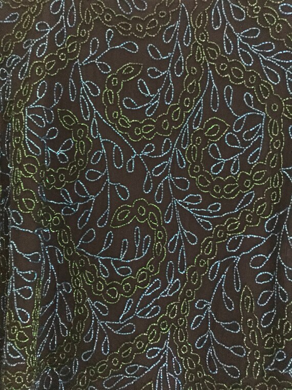 LARGE Black beaded Scala jacket, Scala beaded jac… - image 5