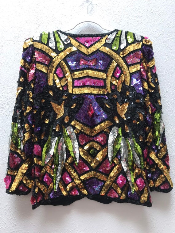 Small Gorgeous sequin jacket - image 1