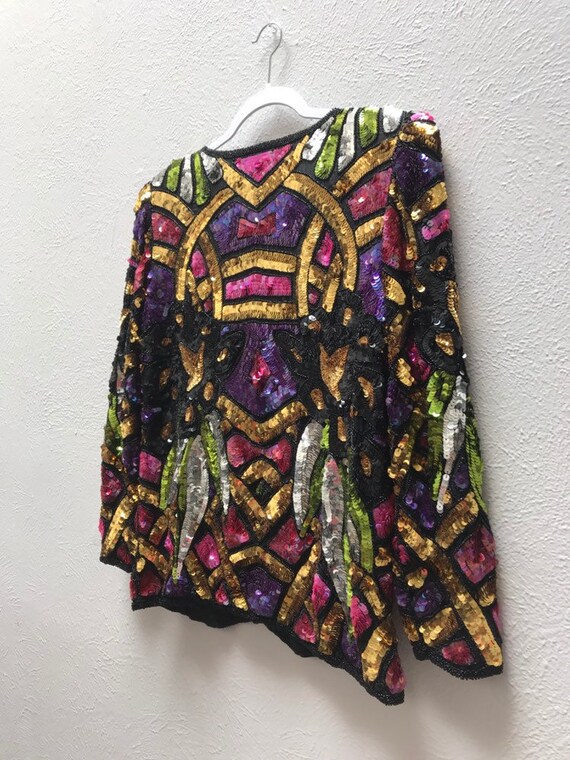 Small Gorgeous sequin jacket - image 10
