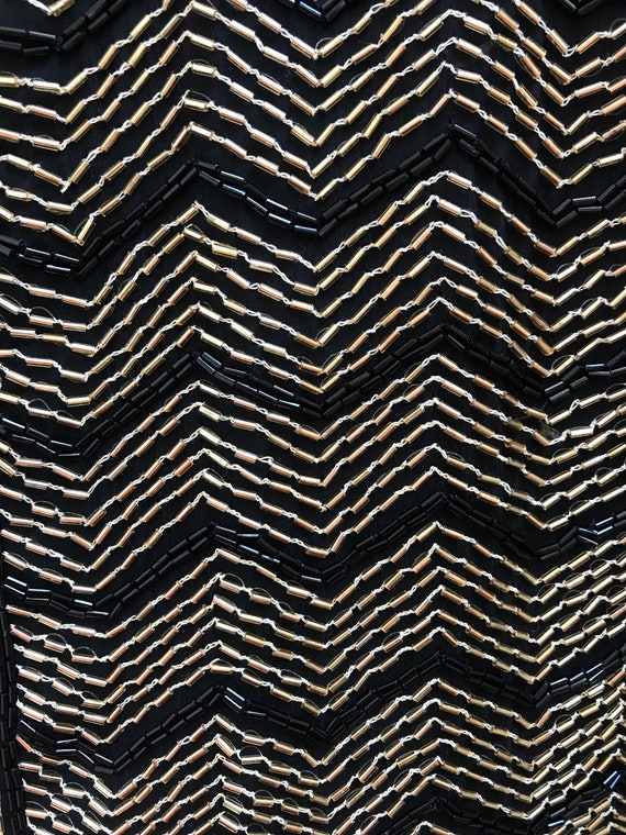 Large BEaded CHeVron PAttern JAcket - image 5