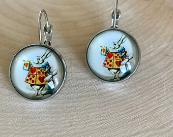 Fun rabbit dangle earrings
