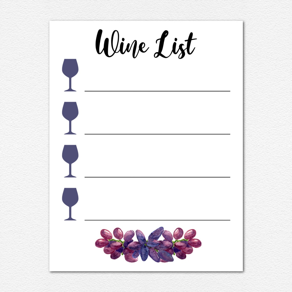 Wine Tasting Game Date Night Game Bachelorette Party Game Etsy