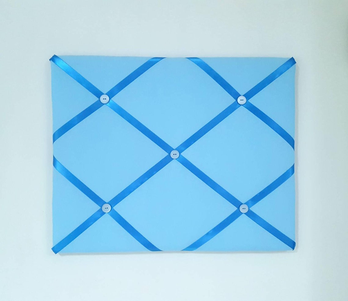 Light Blue French Memo Board Light Blue Pin Board Blue - Etsy