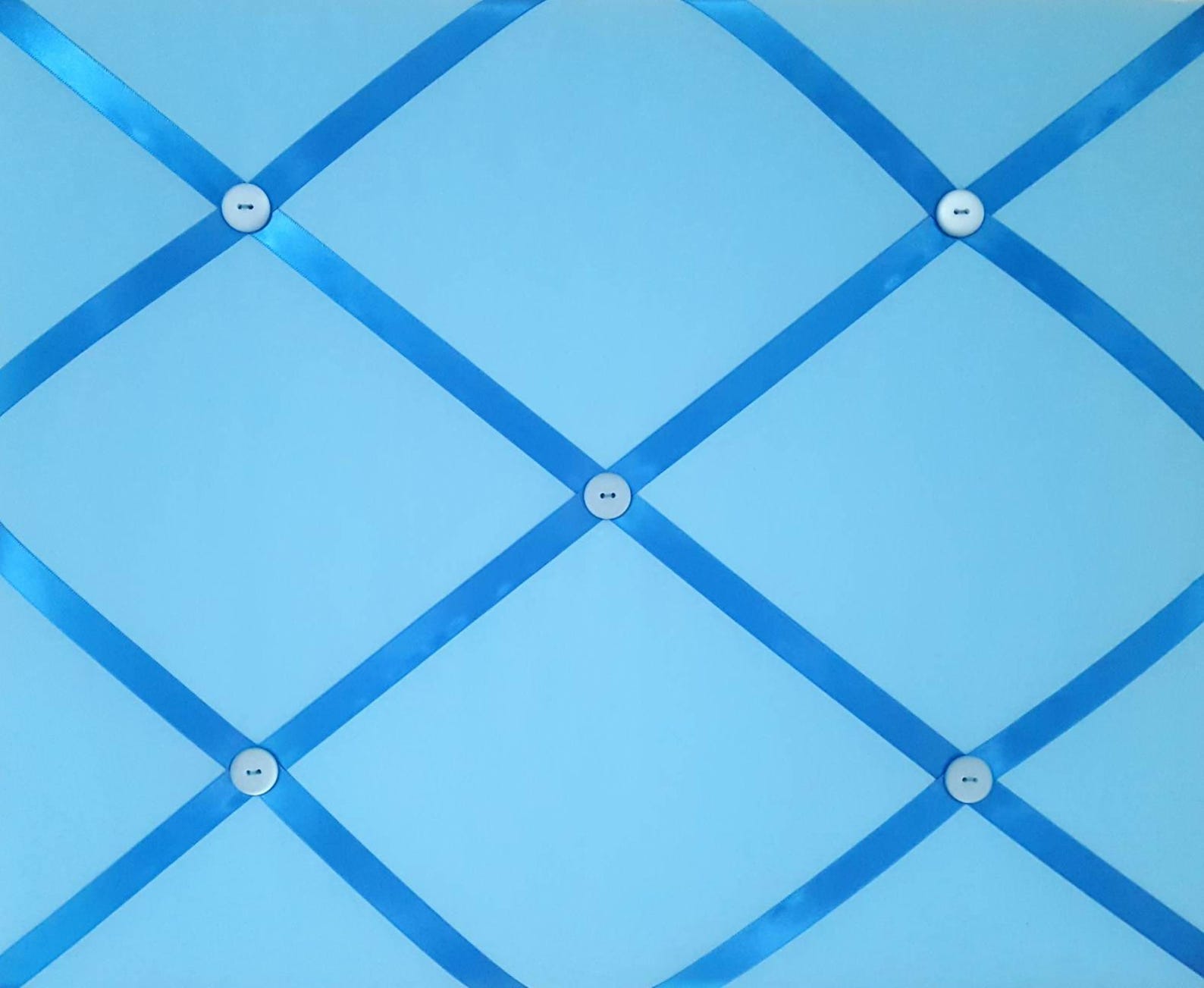 Light Blue French Memo Board Light Blue Pin Board Blue Etsy