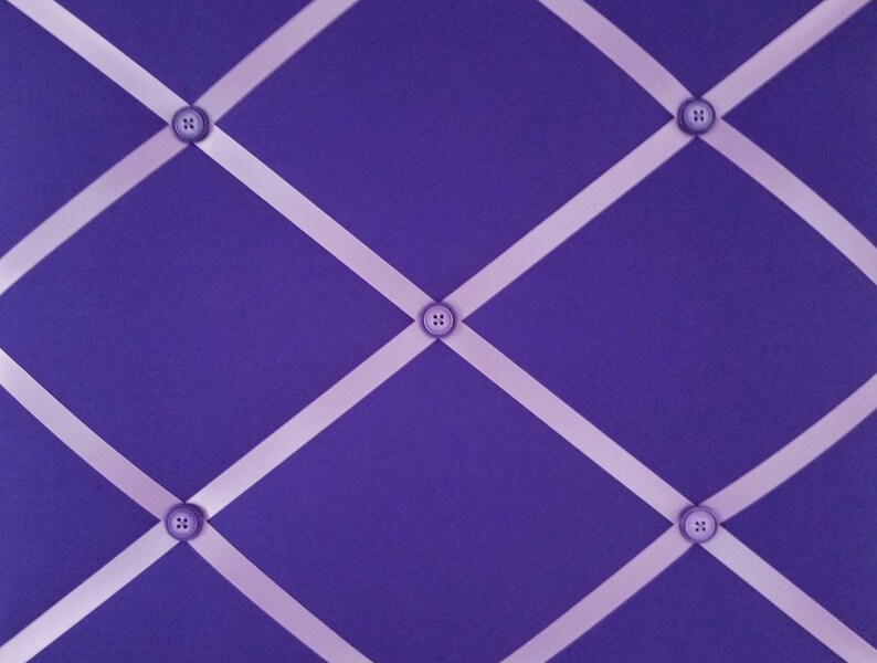 Lila French Memo Board Lila Stoffband Brettchen Lila | Etsy