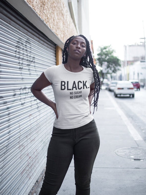 Black. No Sugar No Cream ® Unisex T 