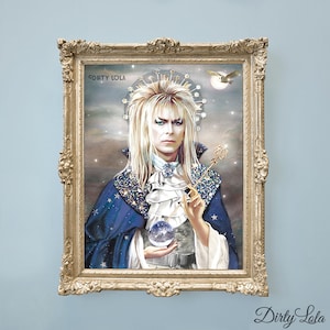 Saint Goblin King Painting - Art Print - Illustration - Portrait