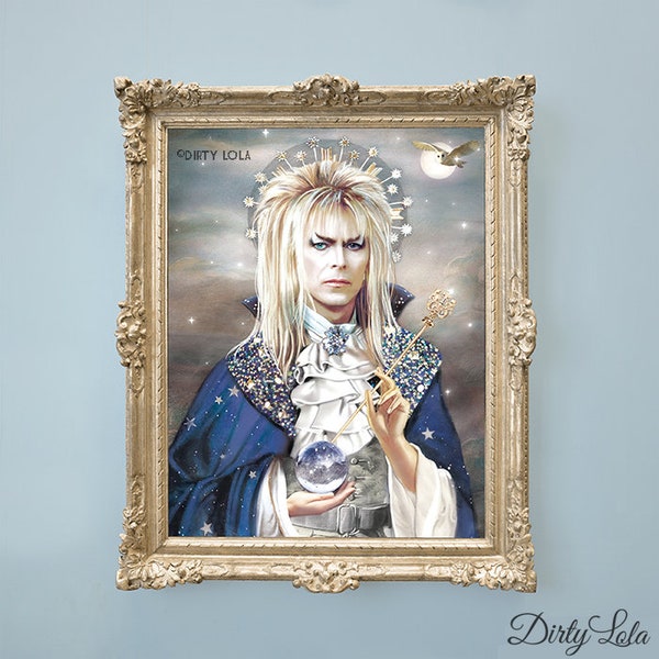 Saint Goblin King Painting - Art Print - Illustration - Portrait